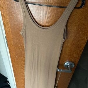 Tan Maxi Dress